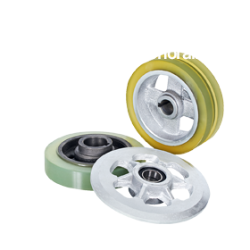 Urethane Rollers for Industrial and Monorail Applications